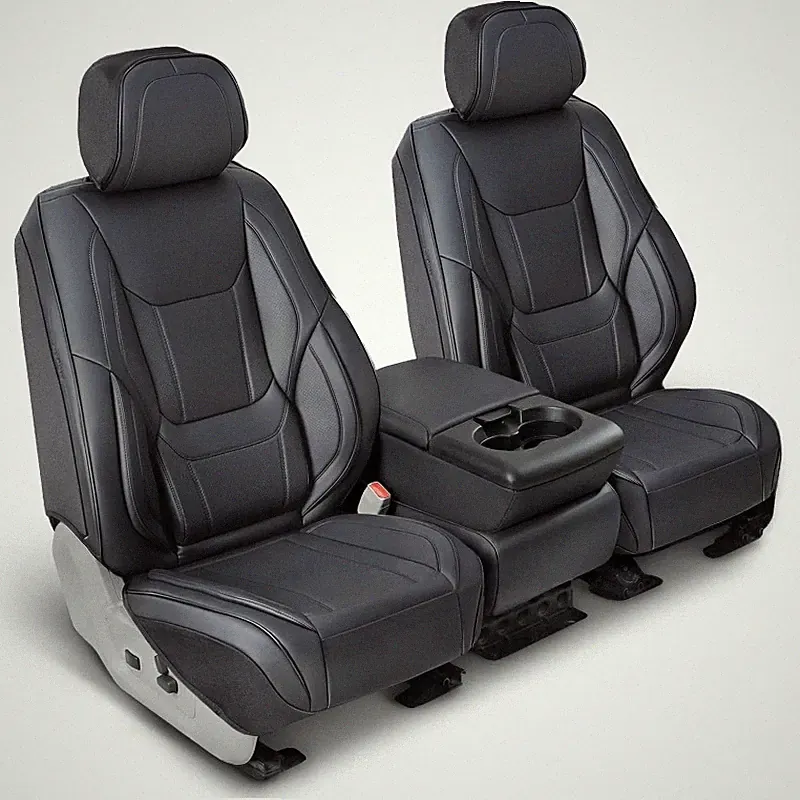 For Ford F-250 Super Duty 2023-2026 Coverland Seat Covers - Custom-Fit, Leather