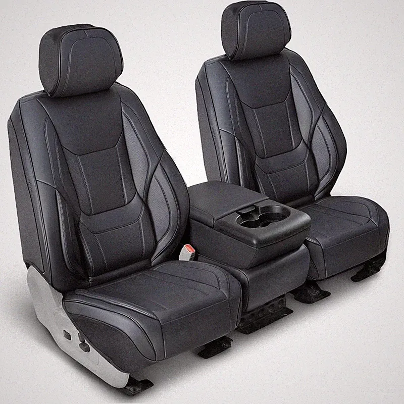 For Ford F-350 Super Duty 2023-2026 Coverland Seat Covers - Custom-Fit, Leather