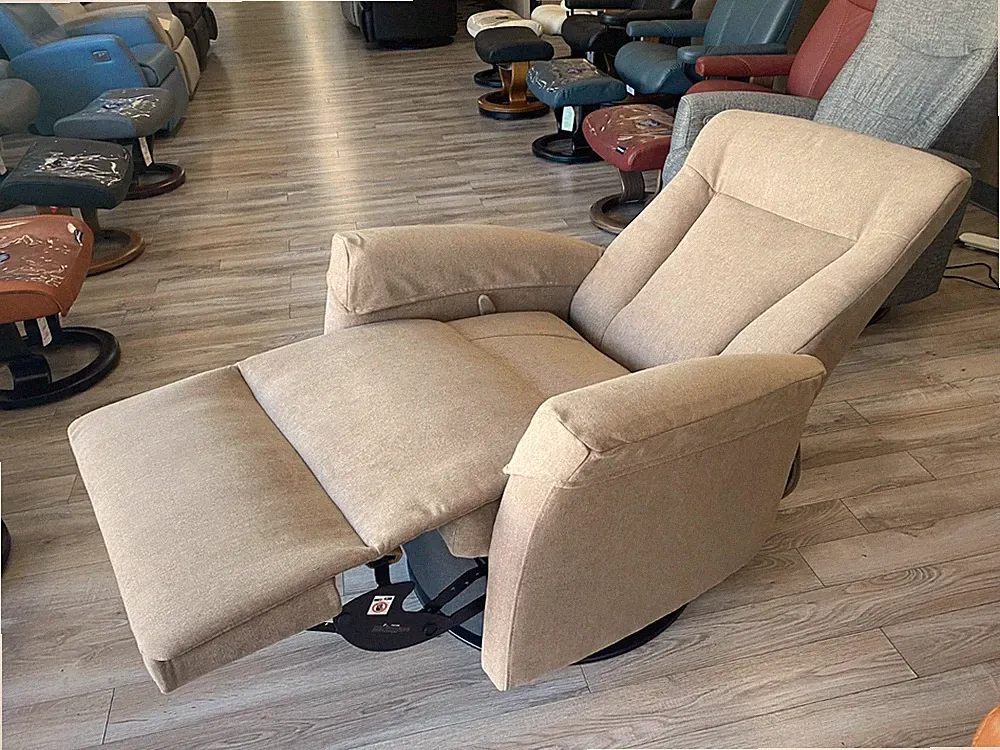 IMG Prince RG201 Med Manual Relaxer Recliner Chair Caprice 102 Cashmere Fabric