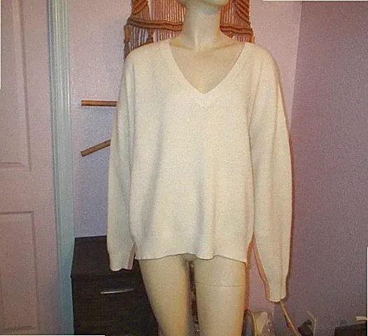 Sweaty Betty Recline Wool Sweater Size M Oversized Jumper Neutral Minimalist NEW